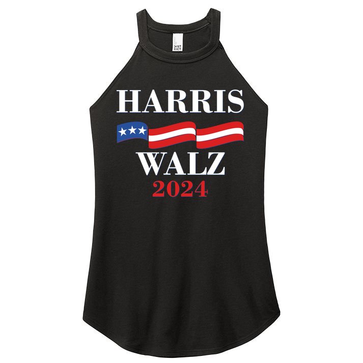 Vote Kamala Harris Tim Walz 2024 Election Women's Perfect Tri Rocker Tank