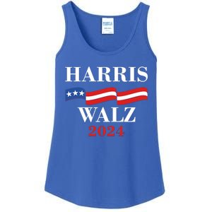 Vote Kamala Harris Tim Walz 2024 Election Ladies Essential Tank