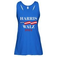 Vote Kamala Harris Tim Walz 2024 Election Ladies Essential Flowy Tank