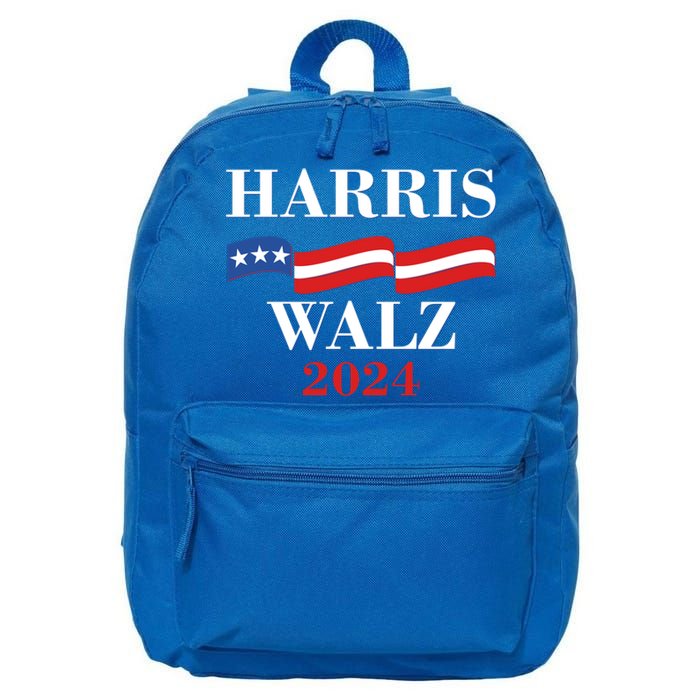 Vote Kamala Harris Tim Walz 2024 Election 16 in Basic Backpack