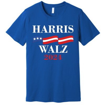 Vote Kamala Harris Tim Walz 2024 Election Premium T-Shirt