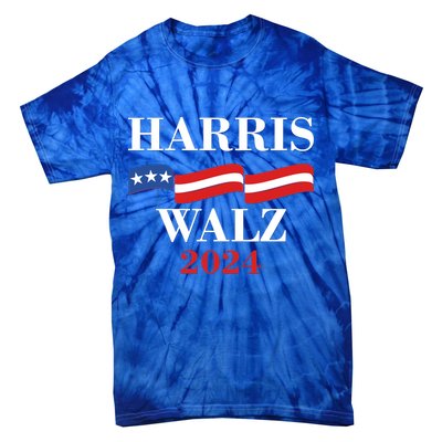 Vote Kamala Harris Tim Walz 2024 Election Tie-Dye T-Shirt