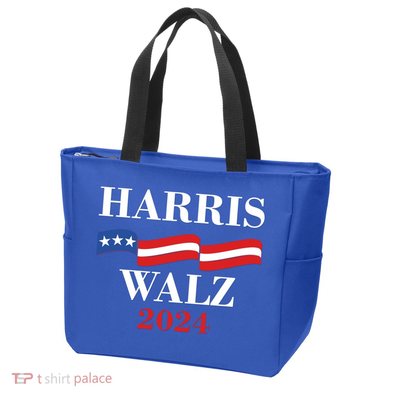 Vote Kamala Harris Tim Walz 2024 Election Zip Tote Bag
