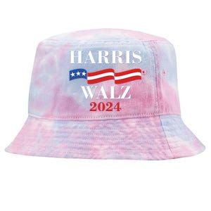 Vote Kamala Harris Tim Walz 2024 Election Tie-Dyed Bucket Hat