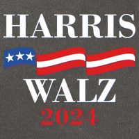 Vote Kamala Harris Tim Walz 2024 Election Cotton Canvas Backpack