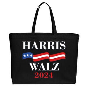 Vote Kamala Harris Tim Walz 2024 Election Cotton Canvas Jumbo Tote