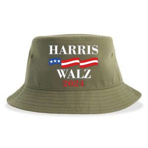 Vote Kamala Harris Tim Walz 2024 Election Sustainable Bucket Hat