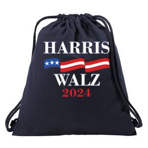 Vote Kamala Harris Tim Walz 2024 Election Drawstring Bag