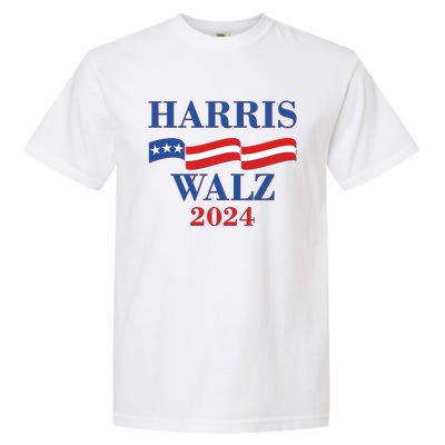 Vote Kamala Harris Tim Walz 2024 Election Garment-Dyed Heavyweight T-Shirt