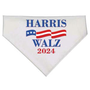 Vote Kamala Harris Tim Walz 2024 Election USA-Made Doggie Bandana