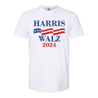 Vote Kamala Harris Tim Walz 2024 Election Softstyle CVC T-Shirt