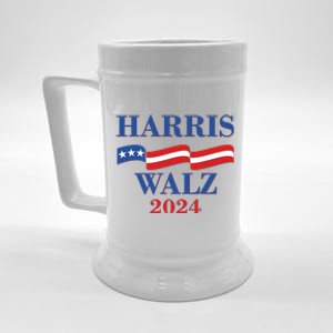 Vote Kamala Harris Tim Walz 2024 Election Beer Stein