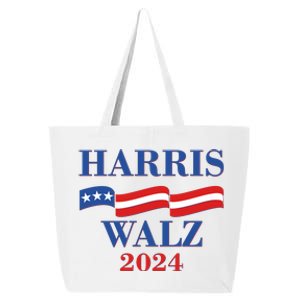 Vote Kamala Harris Tim Walz 2024 Election 25L Jumbo Tote