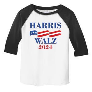 Vote Kamala Harris Tim Walz 2024 Election Toddler Fine Jersey T-Shirt