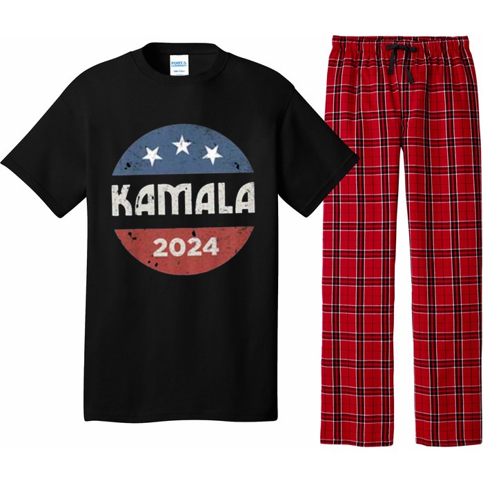 Vintage Kamala Harris 2024 For President Election Pajama Set