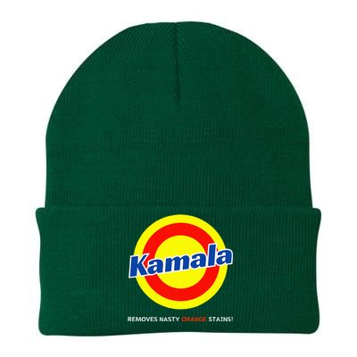 Vote Kamala Harris Removes Nasty Orange Stains Detergent Fun Knit Cap Winter Beanie