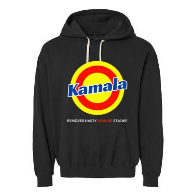 Vote Kamala Harris Removes Nasty Orange Stains Detergent Fun Garment-Dyed Fleece Hoodie