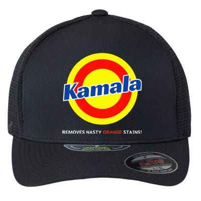 Vote Kamala Harris Removes Nasty Orange Stains Detergent Fun Flexfit Unipanel Trucker Cap