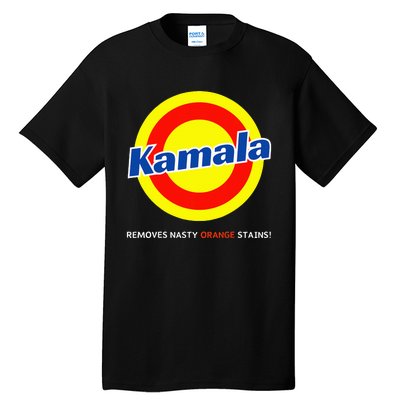 Vote Kamala Harris Removes Nasty Orange Stains Detergent Fun Tall T-Shirt