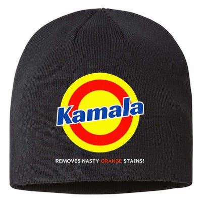 Vote Kamala Harris Removes Nasty Orange Stains Detergent Fun Sustainable Beanie