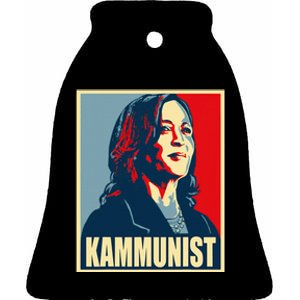 Voting Kamala Harris 2024 Ceramic Bell Ornament