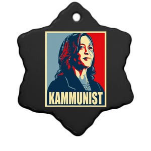 Voting Kamala Harris 2024 Ceramic Star Ornament