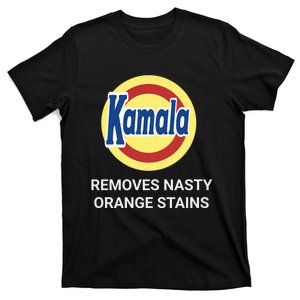 Vote Kamala Harris 2024 Removes Nasty Orange Stains Funny T-Shirt