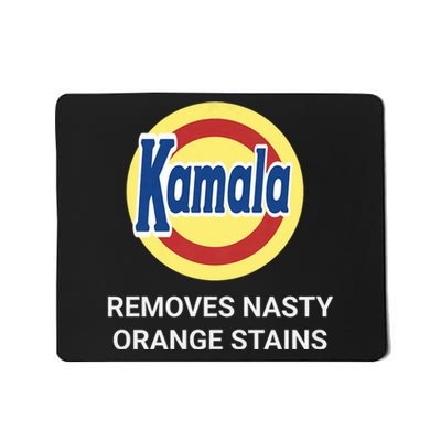 Vote Kamala Harris 2024 Removes Nasty Orange Stains Funny Mousepad