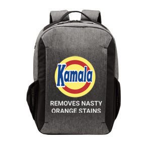 Vote Kamala Harris 2024 Removes Nasty Orange Stains Funny Vector Backpack