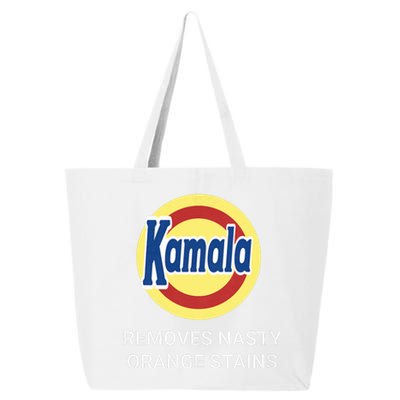 Vote Kamala Harris 2024 Removes Nasty Orange Stains Funny 25L Jumbo Tote