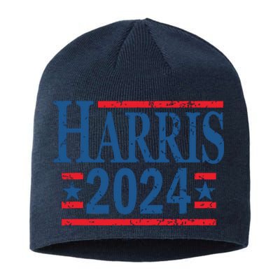 Vintage Kamala Harris 2024 For President Election Campaign Sustainable Beanie