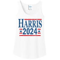 Vintage Kamala Harris 2024 For President Election Campaign Ladies Essential Tank