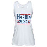 Vintage Kamala Harris 2024 For President Election Campaign Ladies Essential Flowy Tank