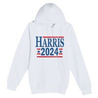 Vintage Kamala Harris 2024 For President Election Campaign Premium Pullover Hoodie