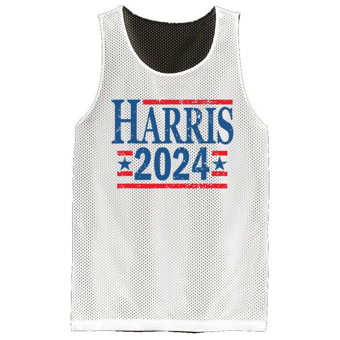 Vintage Kamala Harris 2024 For President Election Campaign Mesh Reversible Basketball Jersey Tank