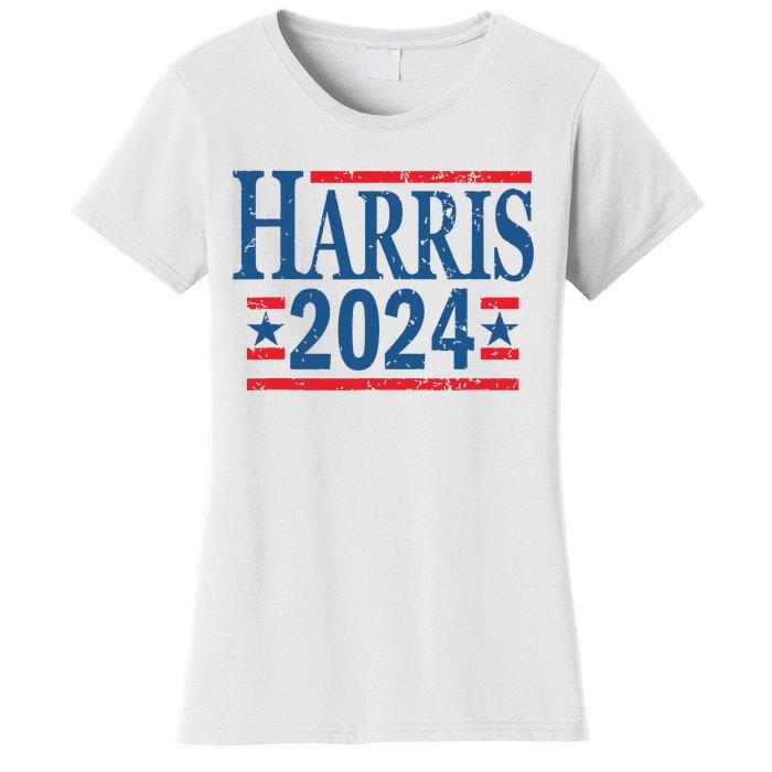 Vintage Kamala Harris 2024 For President Election Campaign Women's T-Shirt