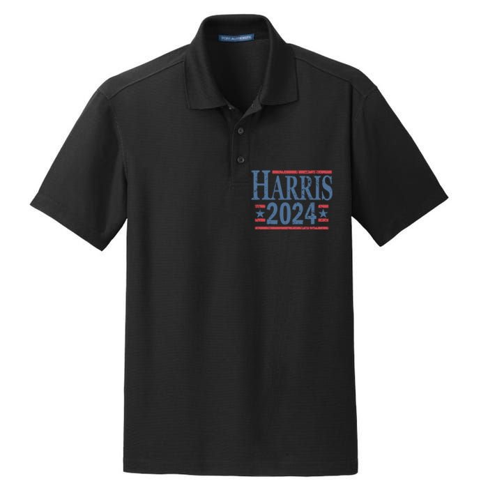 Vintage Kamala Harris 2024 Dry Zone Grid Polo