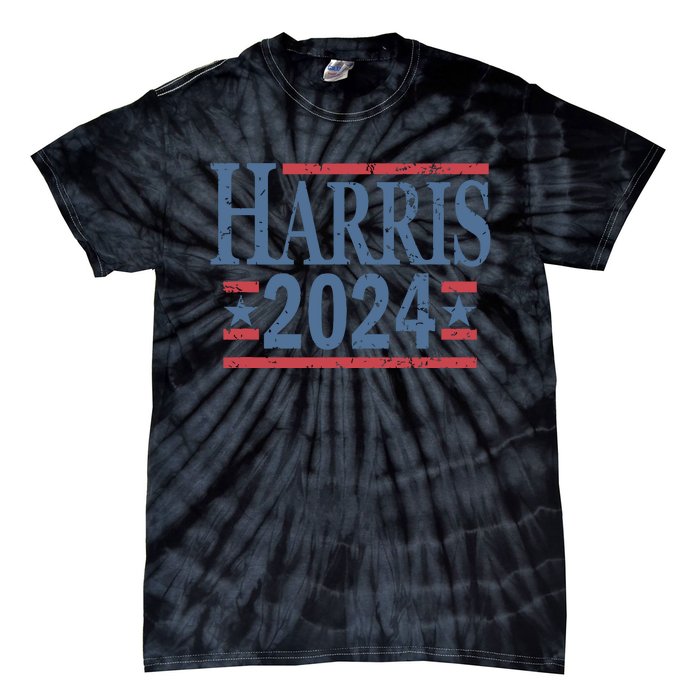 Vintage Kamala Harris 2024 Tie-Dye T-Shirt