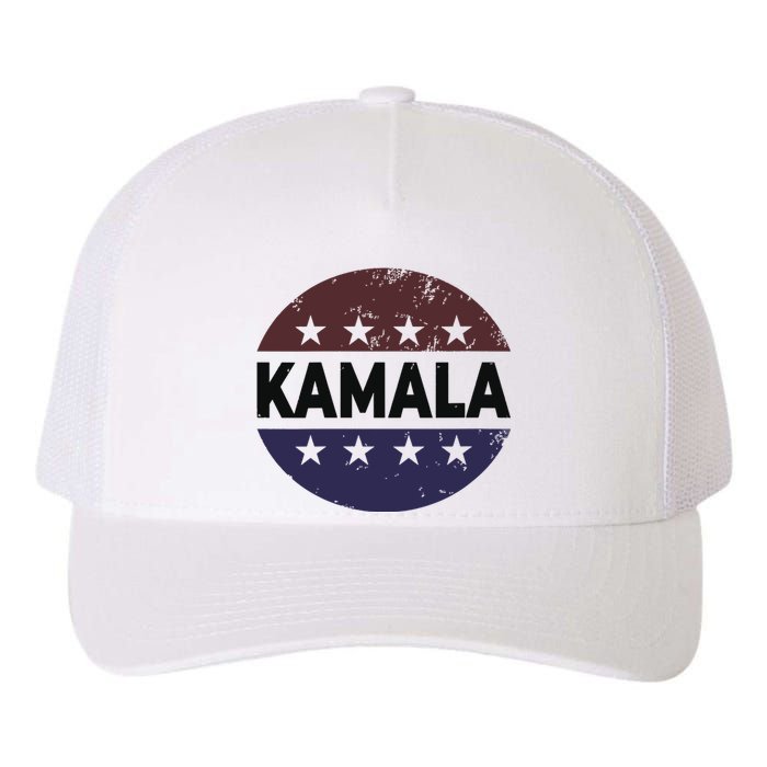 Vintage Kamala Harris 2024 For President Election Campaign Yupoong Adult 5-Panel Trucker Hat