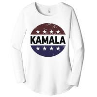 Vintage Kamala Harris 2024 For President Election Campaign Women's Perfect Tri Tunic Long Sleeve Shirt