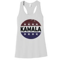 Vintage Kamala Harris 2024 For President Election Campaign Women's Racerback Tank