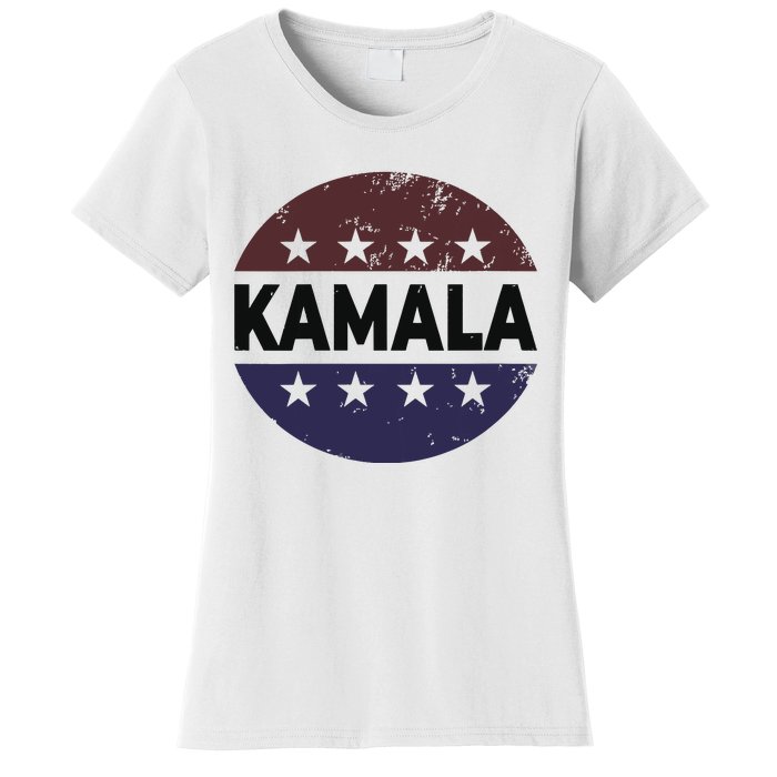 Vintage Kamala Harris 2024 For President Election Campaign Women's T-Shirt