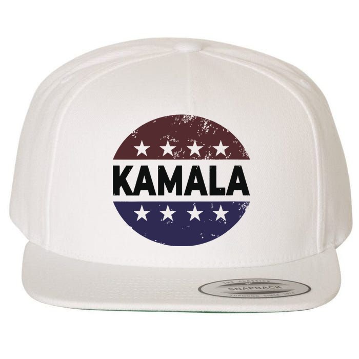 Vintage Kamala Harris 2024 For President Election Campaign Wool Snapback Cap