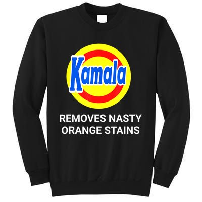 Vote Kamala Harris 2024 Removes Nasty Orange Stains Funny Sweatshirt