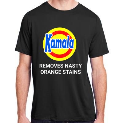 Vote Kamala Harris 2024 Removes Nasty Orange Stains Funny Adult ChromaSoft Performance T-Shirt