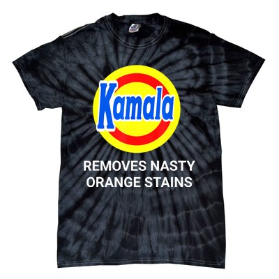 Vote Kamala Harris 2024 Removes Nasty Orange Stains Funny Tie-Dye T-Shirt