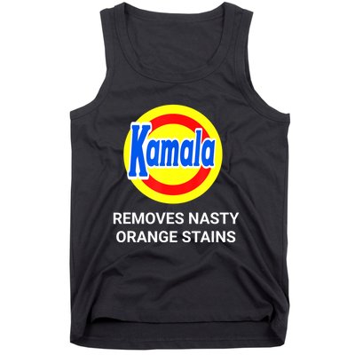 Vote Kamala Harris 2024 Removes Nasty Orange Stains Funny Tank Top