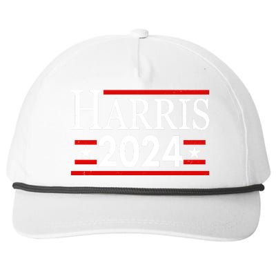 Vote Kamala Harris 2024 Election Snapback Five-Panel Rope Hat