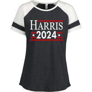 Vote Kamala Harris 2024 Election Enza Ladies Jersey Colorblock Tee