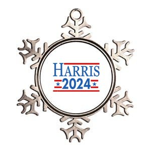 Vote Kamala Harris 2024 Election Metallic Star Ornament